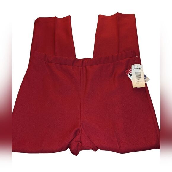 ‎DonnKenny vintage maroon pants size 20W NWT - Picture 2 of 6